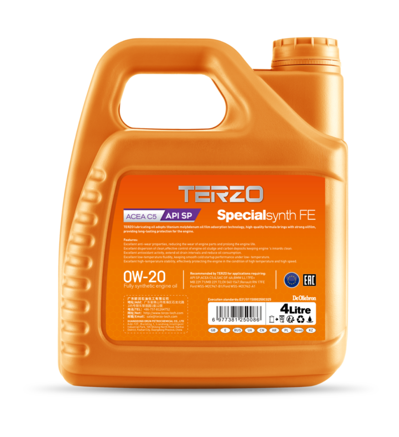 TERZO Specialsynth FE 0W-20 4L Fully Synthetic Engine Oil (3)