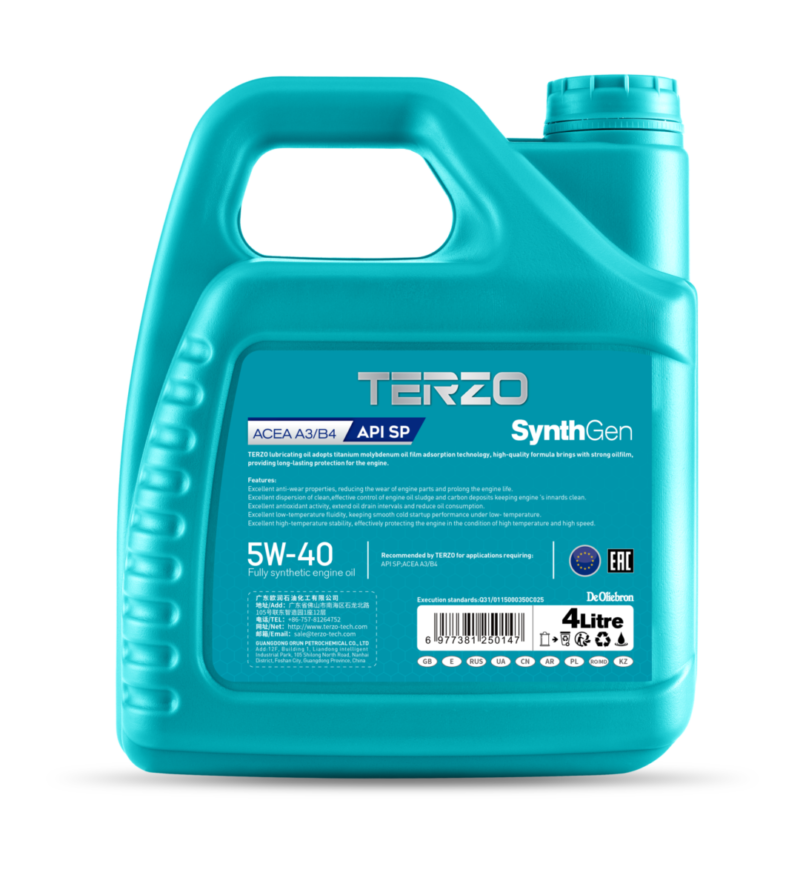 TERZO SynthGen 5W-40 Fully Synthetic Engine Oil 4L (3)