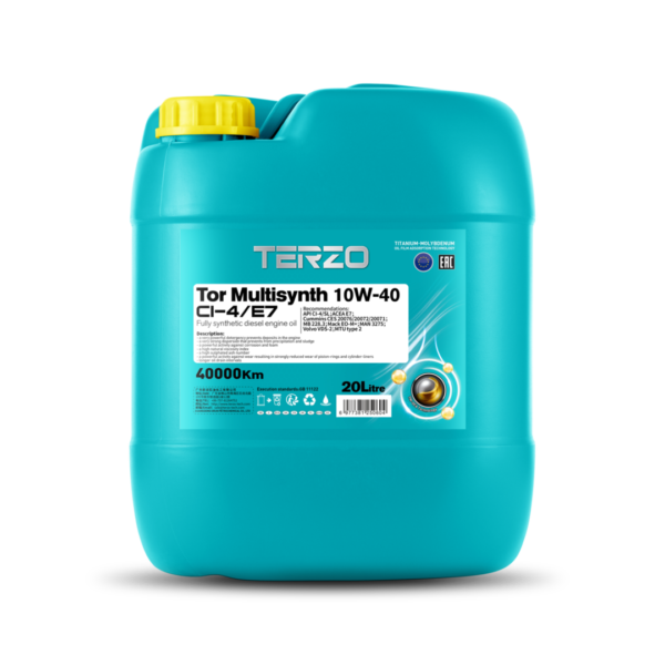 TERZO's Tor Multisynth 10W40 Diesel Engine Oil 20L (2)