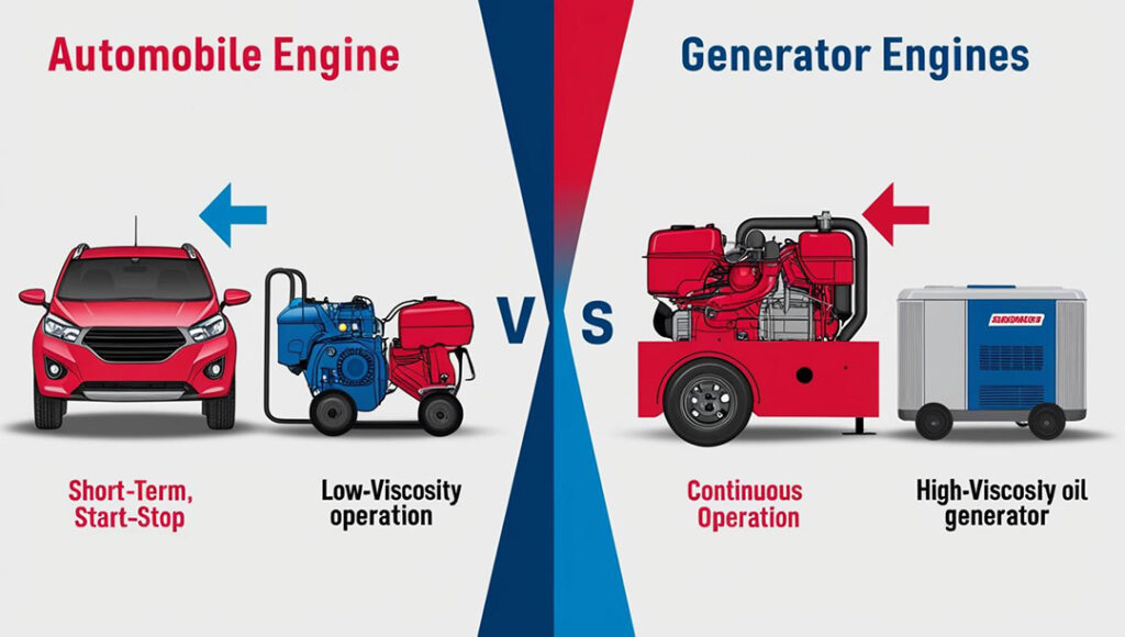 汽车发动机和发电机发动机的比较.png Comparison between car engine and generator engine