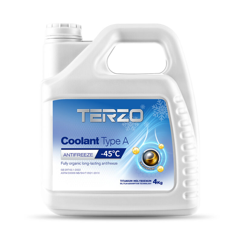TERZO Coolant Type A -45°C Red Fully Organic Long-Lasting Antifreeze (1)