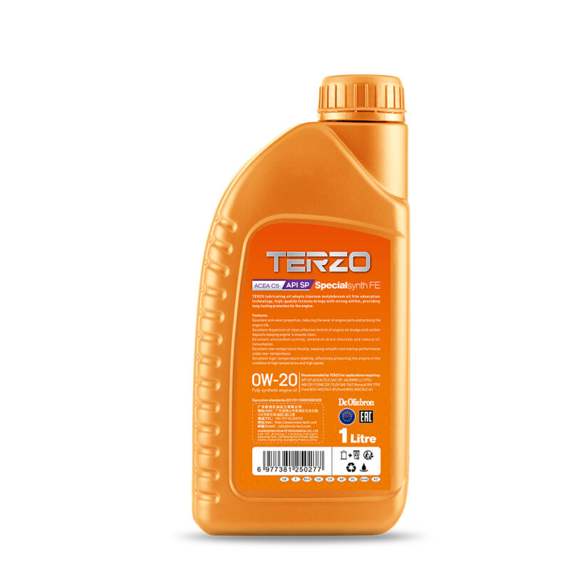TERZO Specialsynth FE 0W-20 Fully Synthetic Engine Oil 1L (4)