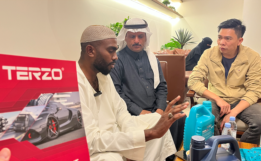 Excellence Engine Oil Lubricant Manufacturer—TERZO 37 TERZO partnership with Qatari customers