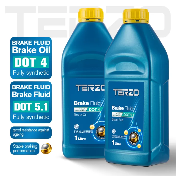 TERZO Brake Fluid series is dual-certified with DOT 4+DOT 5.1 TERZO Brake Fluid series is dual-certified with DOT 4+DOT 5.1