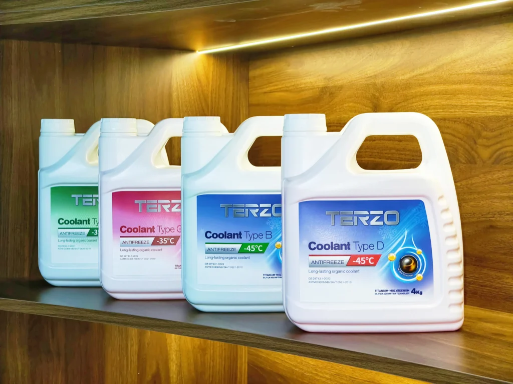 防冻冷却液--防潮防锈 TERZO-latest-antifreeze-coolant-fluid-series-complies-with-Standard