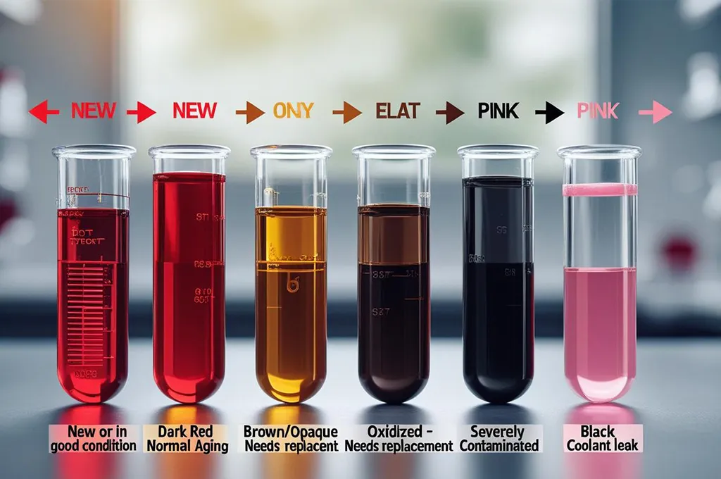 Transmission Fluid Color Chart What Each Shade Means Transmission Fluid Color Chart What Each Shade Means