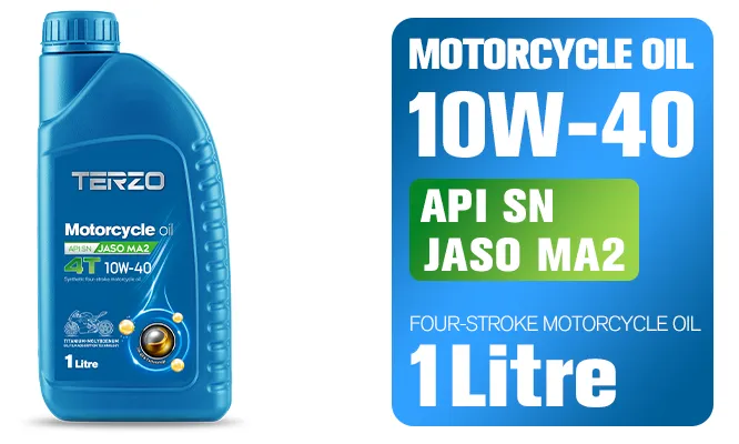 10W40 Motor Oil Explained: Everything You Need to Know for Your Engine 2 terzo_motorcycle_oil_10w40_api_sn_jaso_ma2_1l