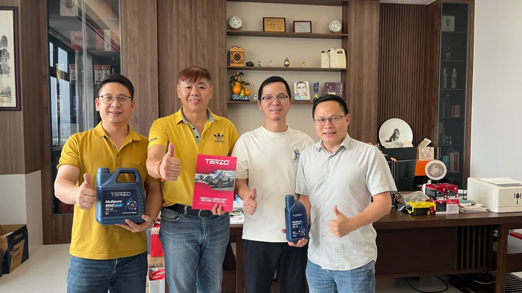 TERZO Meets Malaysian Partners about 5W40 engine oil