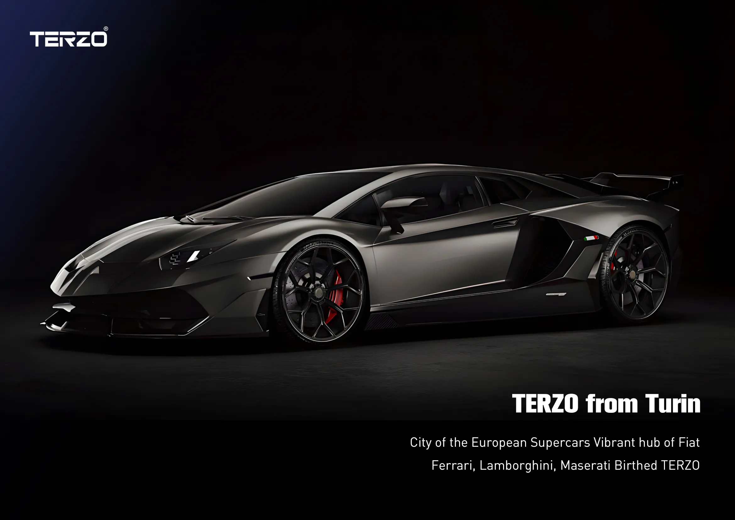 TERZO from Turin City of the European Supercars