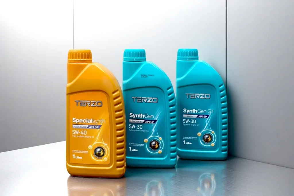 5W30 vs 5W40 Engine Oil with terzo lubricant